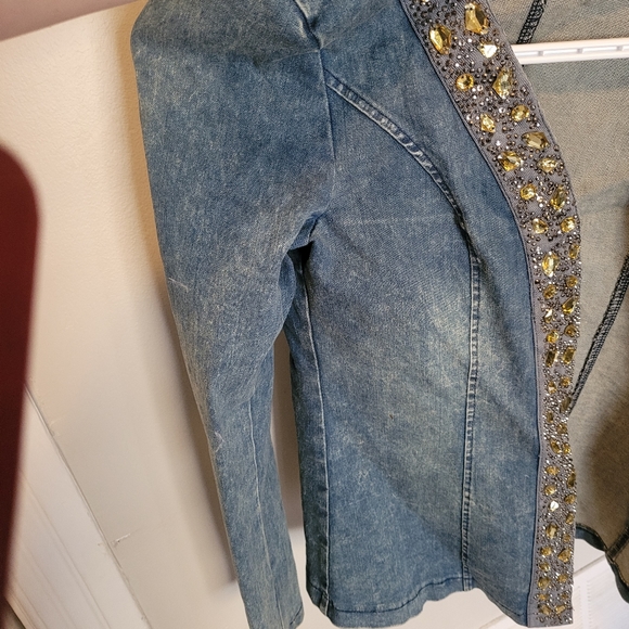 Jeweled Jean jacket - Picture 5 of 6